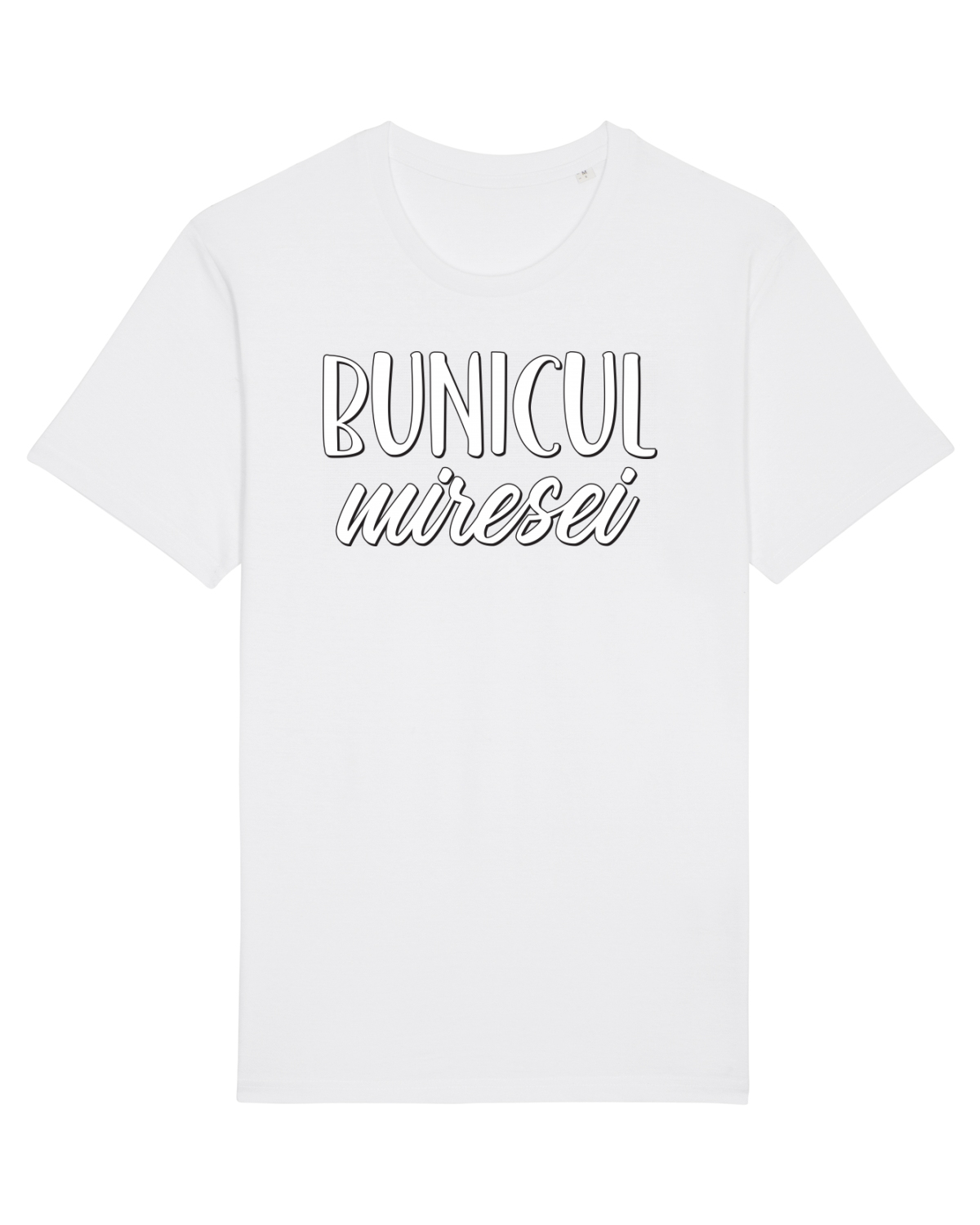 Tricou mânecă scurtă Unisex Rocker White