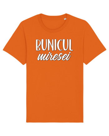 Tricou poze nunta - bunicul miresei Bright Orange