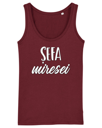 Tricou poze nunta - șefa miresei Burgundy