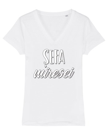 Tricou poze nunta - șefa miresei White