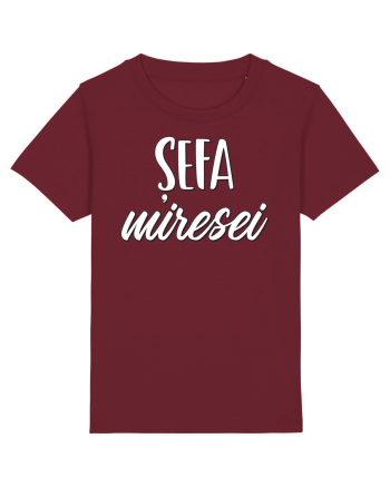 Tricou poze nunta - șefa miresei Burgundy