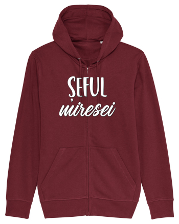 Tricou poze nunta - șeful miresei Burgundy