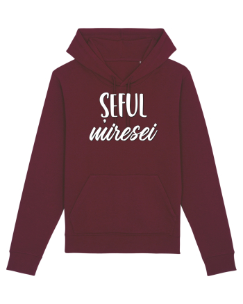 Tricou poze nunta - șeful miresei Burgundy