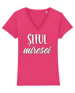Tricou poze nunta - șeful miresei Tricou mânecă scurtă guler V Damă Evoker