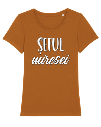 Tricou poze nunta - șeful miresei Roasted Orange