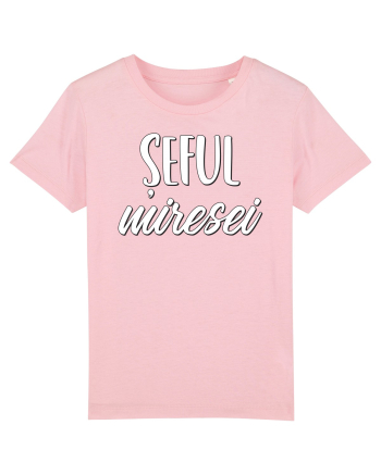 Tricou poze nunta - șeful miresei Cotton Pink