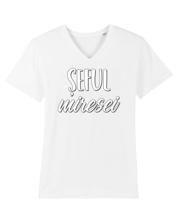 Tricou poze nunta - șeful miresei White