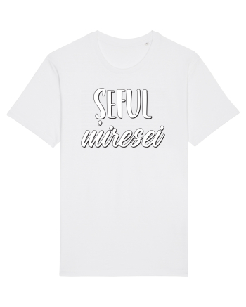 Tricou poze nunta - șeful miresei White