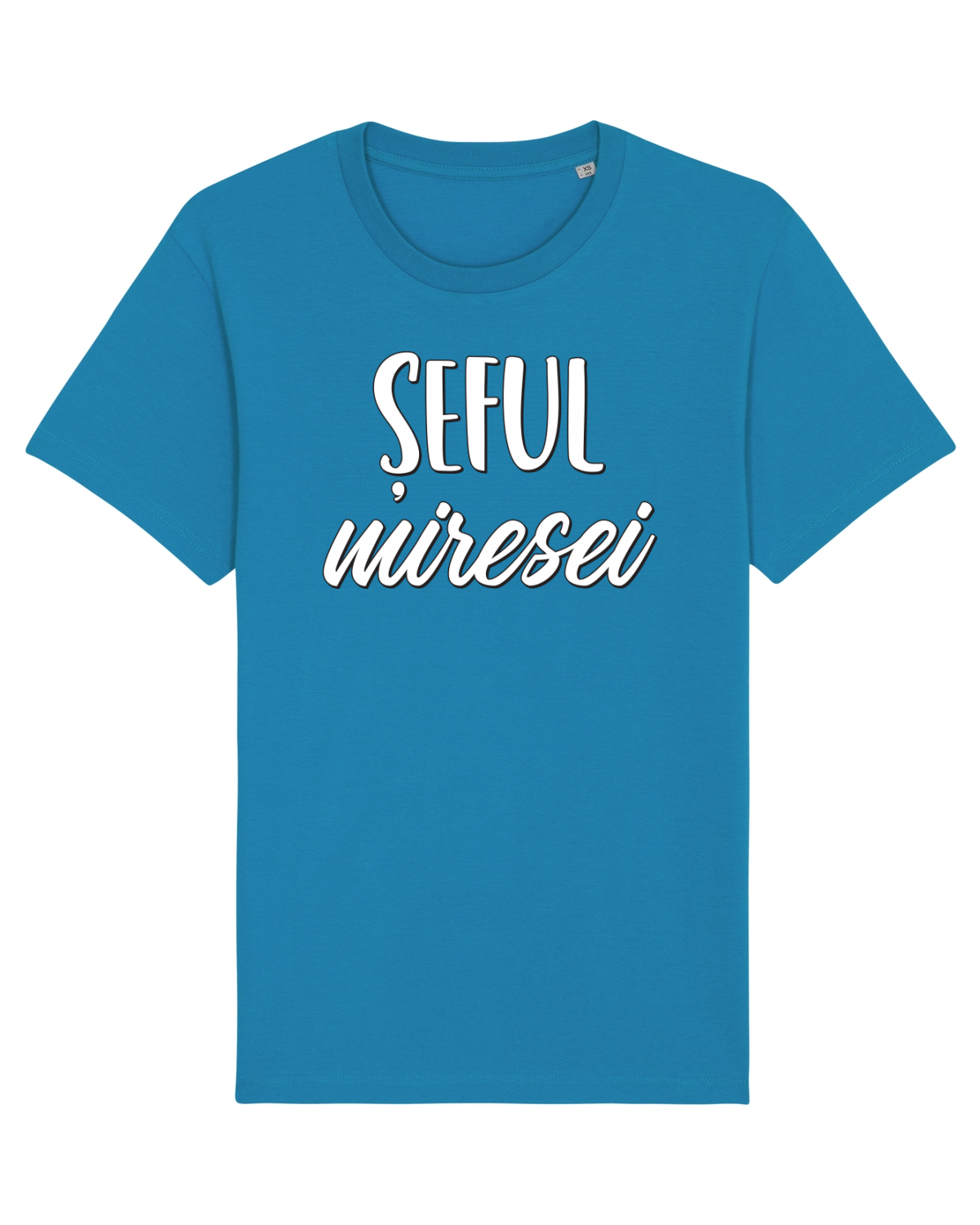 Tricou mânecă scurtă Unisex Rocker Azur