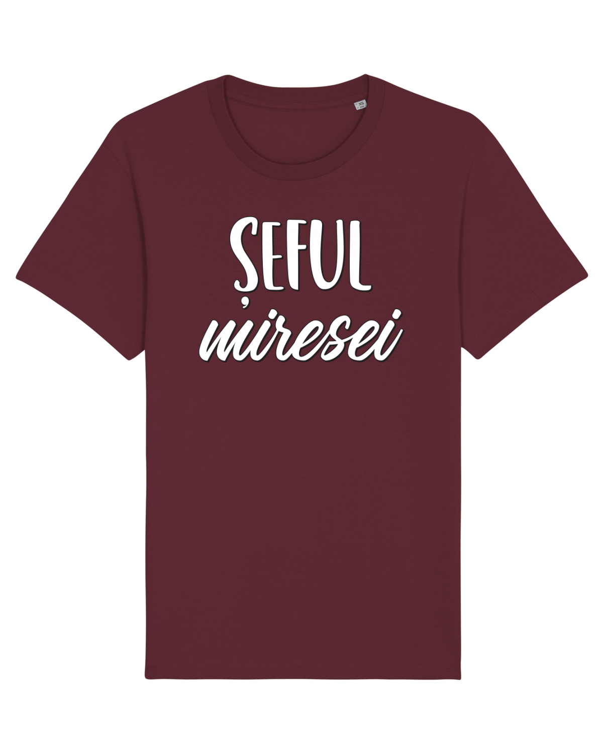 Tricou mânecă scurtă Unisex Rocker Burgundy