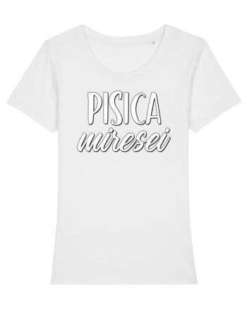 Tricou poze nunta - pisica miresei White