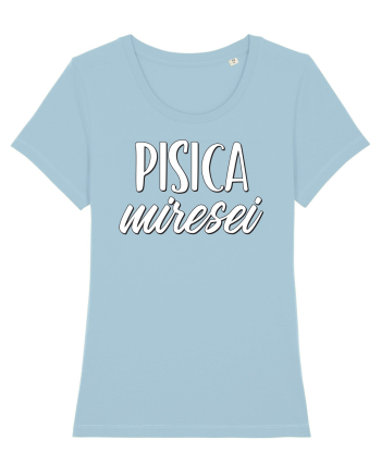 Tricou poze nunta - pisica miresei Sky Blue