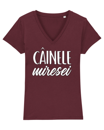 Tricou poze nunta - cainele miresei Burgundy