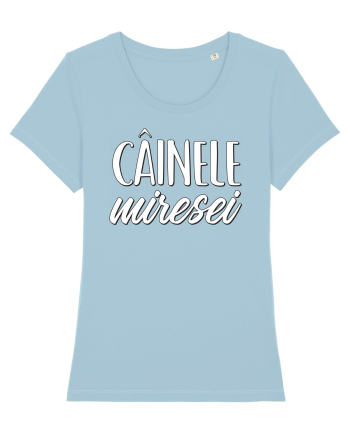 Tricou poze nunta - cainele miresei Sky Blue