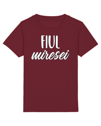 Tricou poze nunta - fiul miresei Burgundy