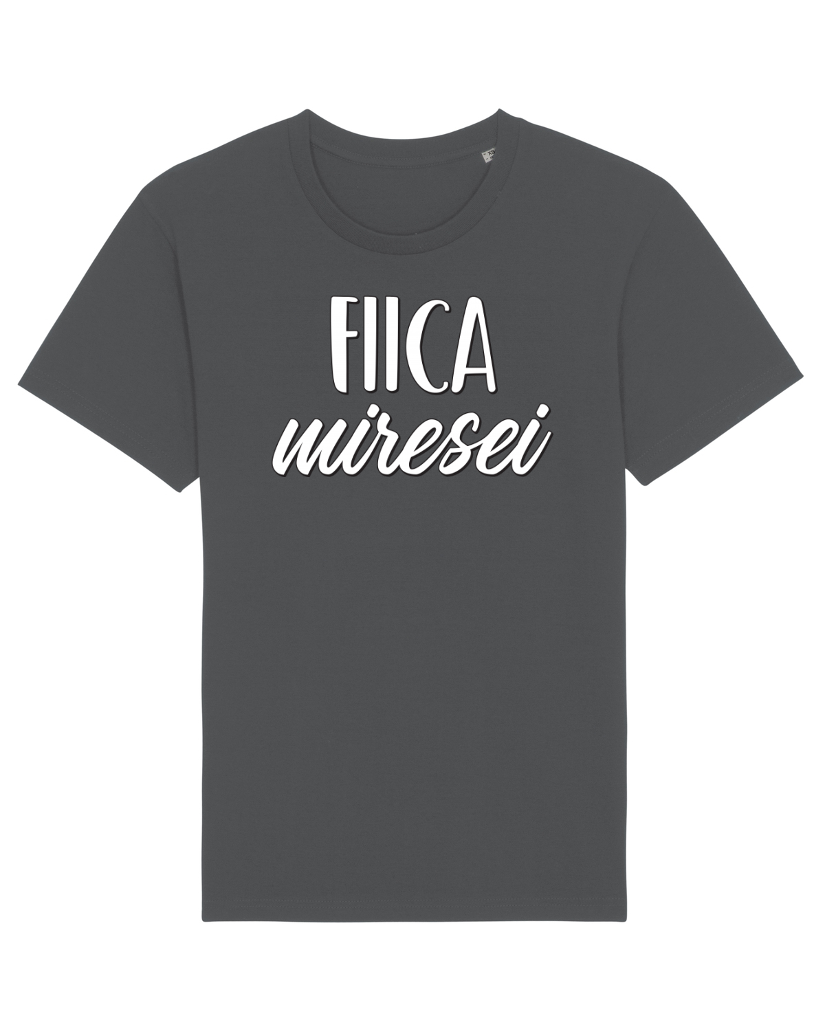 Tricou mânecă scurtă Unisex Rocker Anthracite