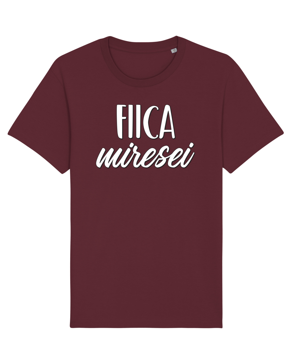 Tricou mânecă scurtă Unisex Rocker Burgundy