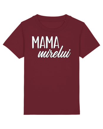 Tricou poze nunta - mama mirelui Burgundy