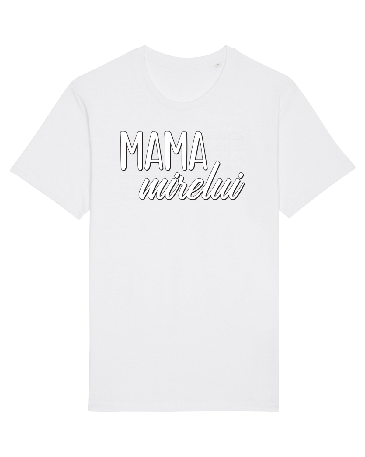 Tricou mânecă scurtă Unisex Rocker White