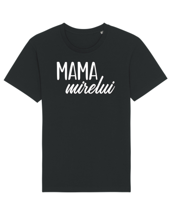 Tricou poze nunta - mama mirelui Black