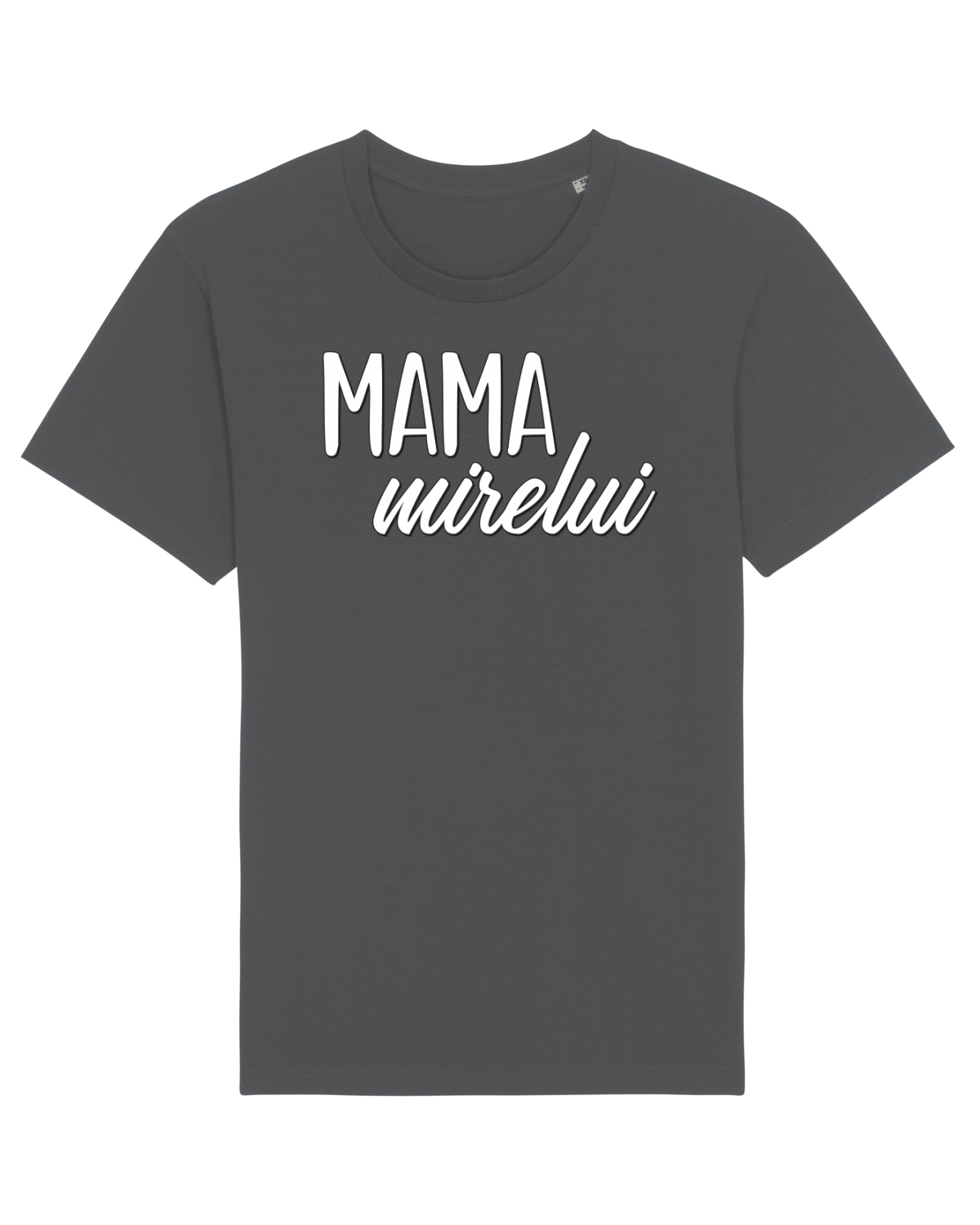 Tricou mânecă scurtă Unisex Rocker Anthracite