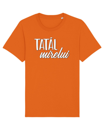 Tricou poze nunta - tatal mirelui Bright Orange