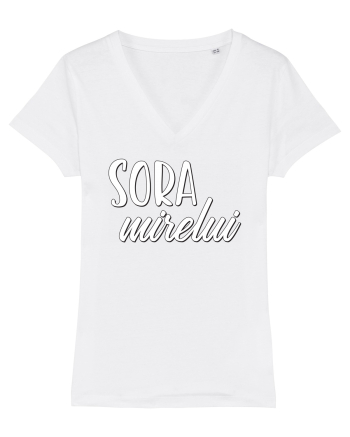 Tricou poze nunta - sora mirelui White