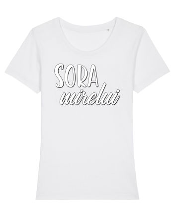 Tricou poze nunta - sora mirelui White