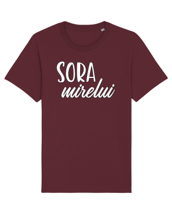 Tricou poze nunta - sora mirelui Burgundy