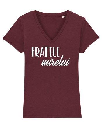 Tricou poze nunta - fratele mirelui Burgundy