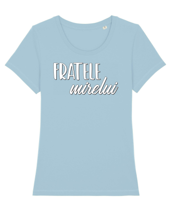 Tricou poze nunta - fratele mirelui Sky Blue