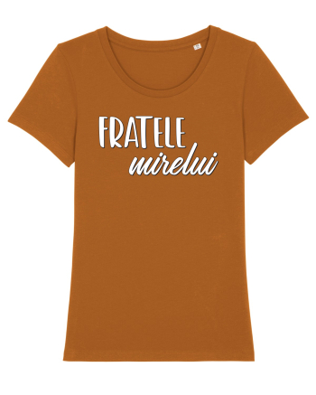 Tricou poze nunta - fratele mirelui Roasted Orange