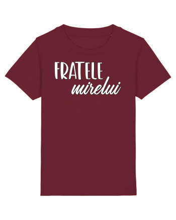 Tricou poze nunta - fratele mirelui Burgundy