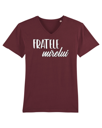 Tricou poze nunta - fratele mirelui Burgundy