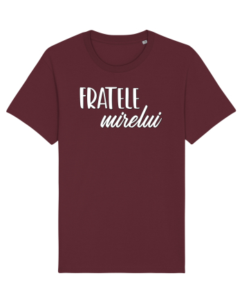 Tricou poze nunta - fratele mirelui Burgundy
