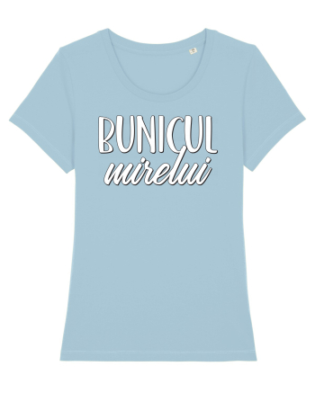 Tricou poze nunta - bunicul mirelui Sky Blue
