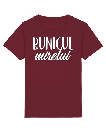 Tricou poze nunta - bunicul mirelui Burgundy