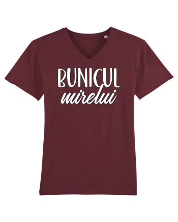 Tricou poze nunta - bunicul mirelui Burgundy