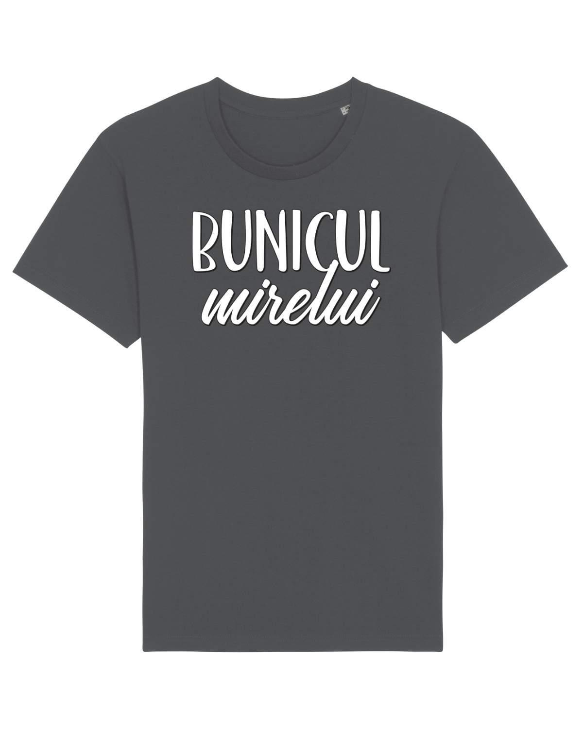 Tricou mânecă scurtă Unisex Rocker Anthracite