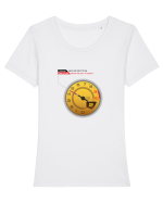 Benzina is power Tricou mânecă scurtă guler larg fitted Damă Expresser