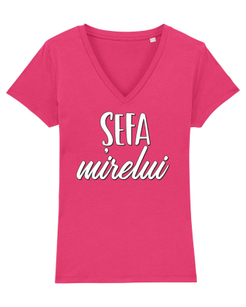 Tricou poze nunta - șefa mirelui Raspberry