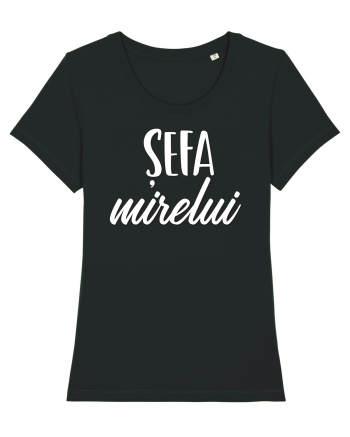 Tricou poze nunta - șefa mirelui Black