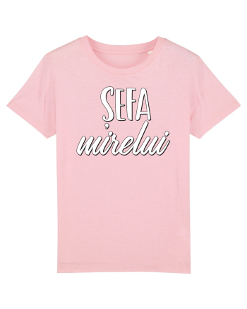 Tricou poze nunta - șefa mirelui Cotton Pink