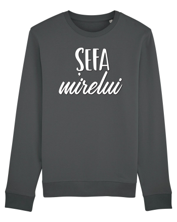 Tricou poze nunta - șefa mirelui Anthracite