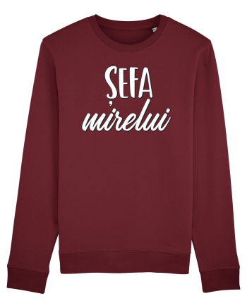 Tricou poze nunta - șefa mirelui Burgundy