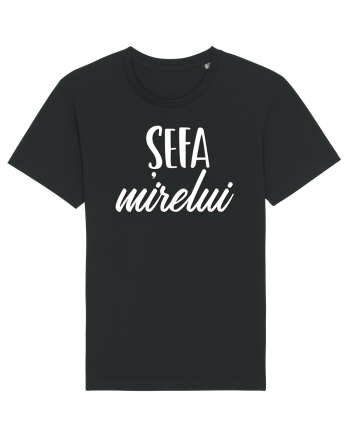 Tricou poze nunta - șefa mirelui Black