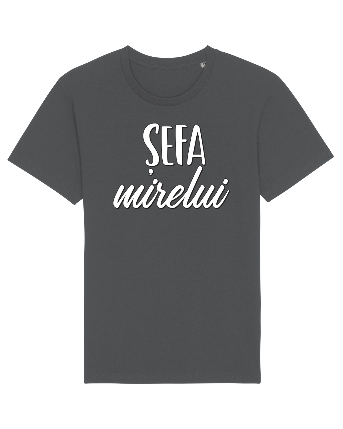 Tricou mânecă scurtă Unisex Rocker Anthracite