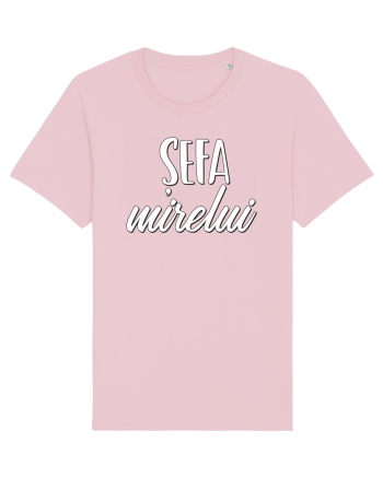 Tricou poze nunta - șefa mirelui Cotton Pink