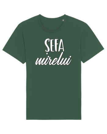 Tricou poze nunta - șefa mirelui Bottle Green
