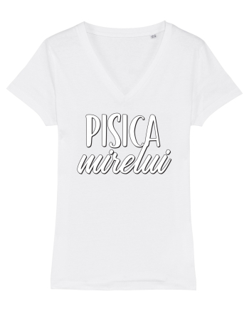Tricou poze nunta - pisica mirelui White